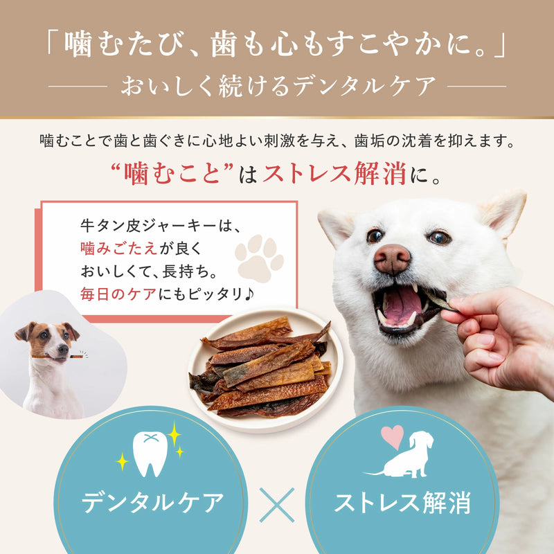 牛タン皮ジャーキー 細切り 犬用 50g